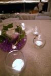 Candles At Wedding Table