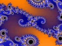 Colored Fractal Spirals
