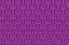 Damask Pattern Background Purple