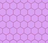 Geometric Honeycomb Purple Pattern