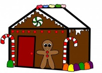 Gingerbread House Scene