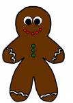 Gingerbread Person With Decorations