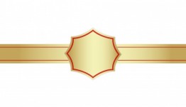 Gold Badge Ribbon Award