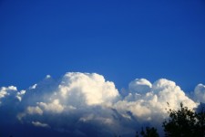 Large White Cumulus Cloud
