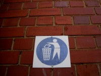 No Litter Sign