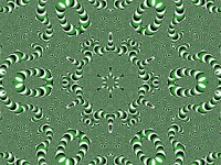 Green Fractal Background