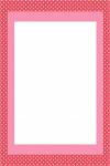Pink Invitation Card Frame