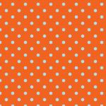 Polka Dots Orange Blue