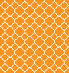 Quatrefoil Orange Background