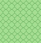 Quatrefoil Pattern Green Background