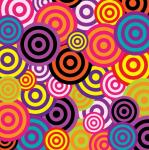 Retro Circles 60s Colorful
