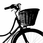Vintage Bicycle Black Silhouette