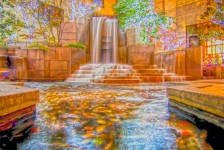 Waterfall Fountain In Charlotte