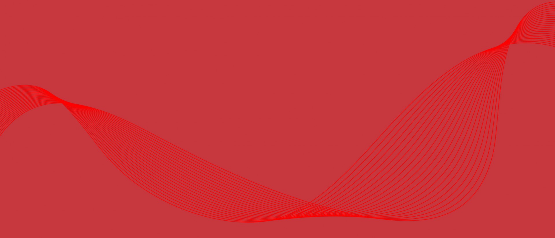 Abstract Wavy Lines Red