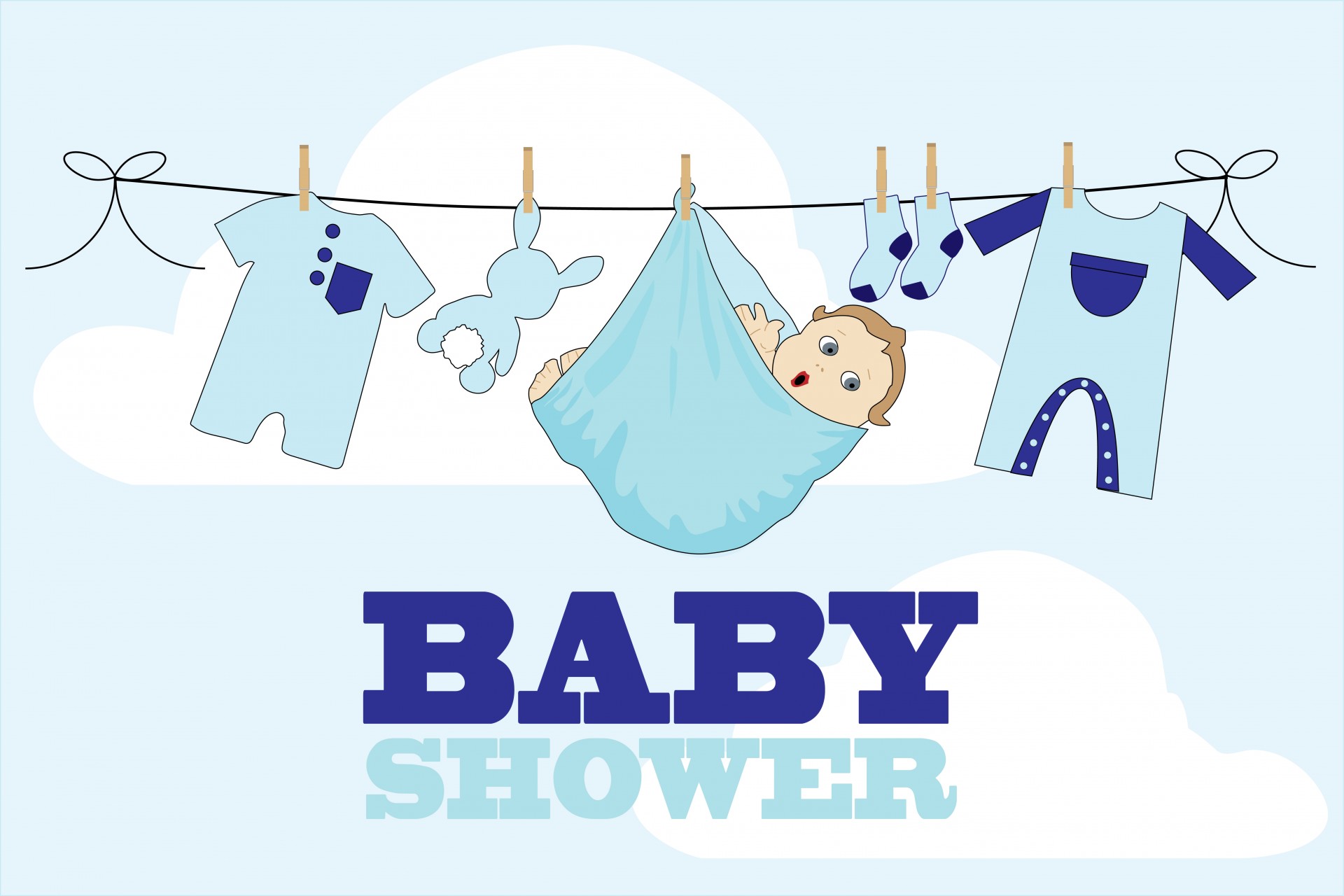 Baby Shower Card Boy