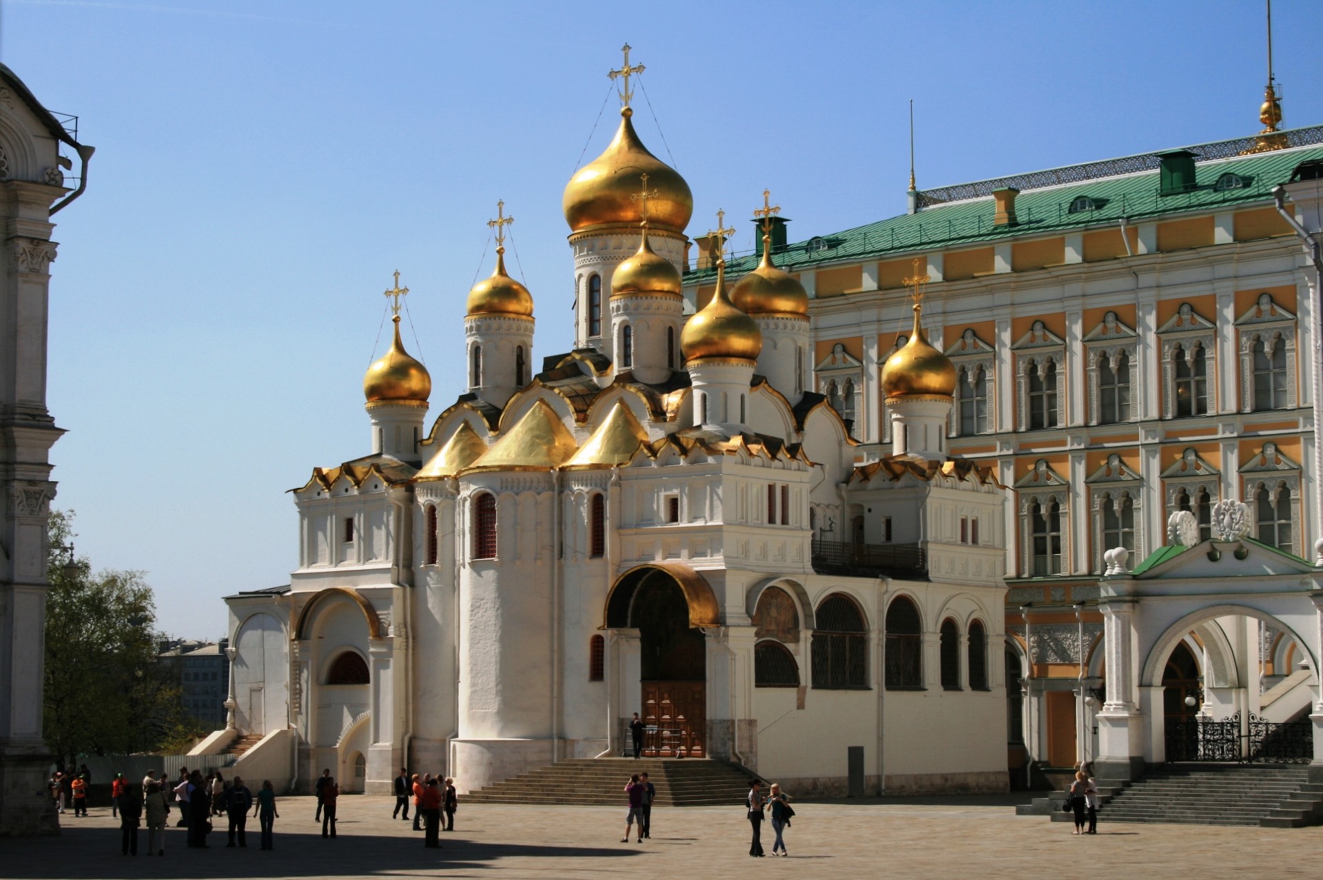 Cathedral of the Annunciation on Church Square, Kremlin, Moscow.