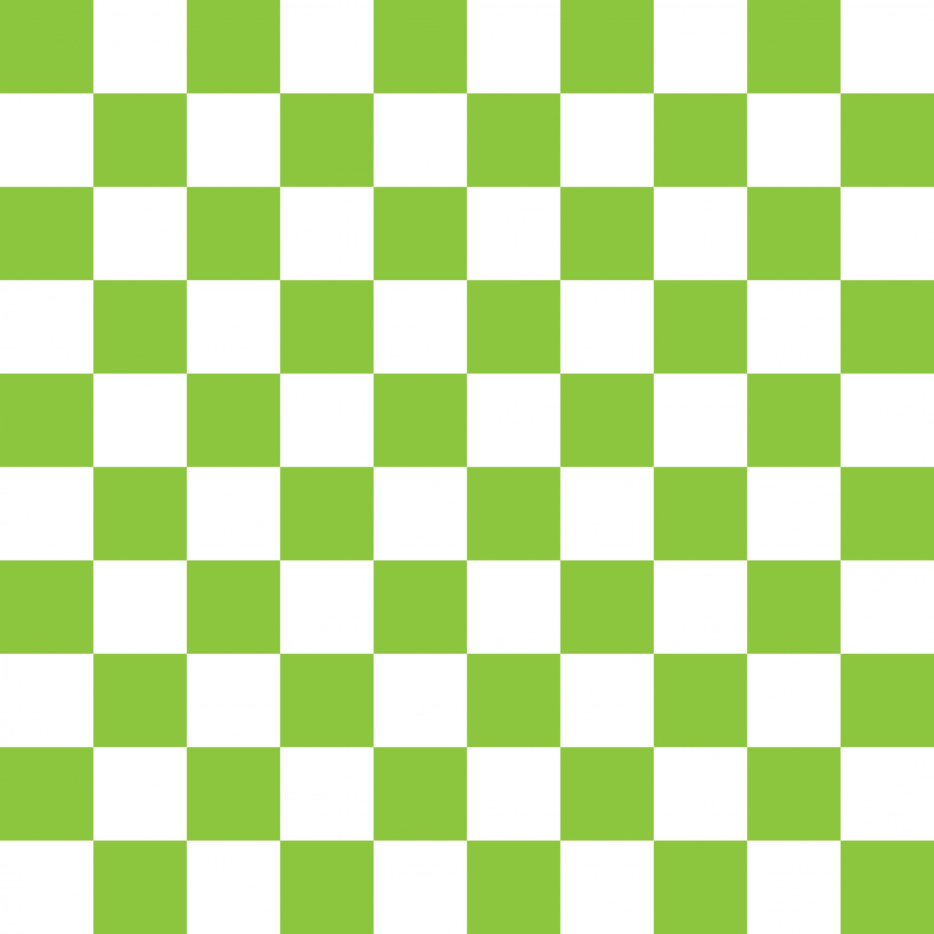 Checkerboard Squares Green White