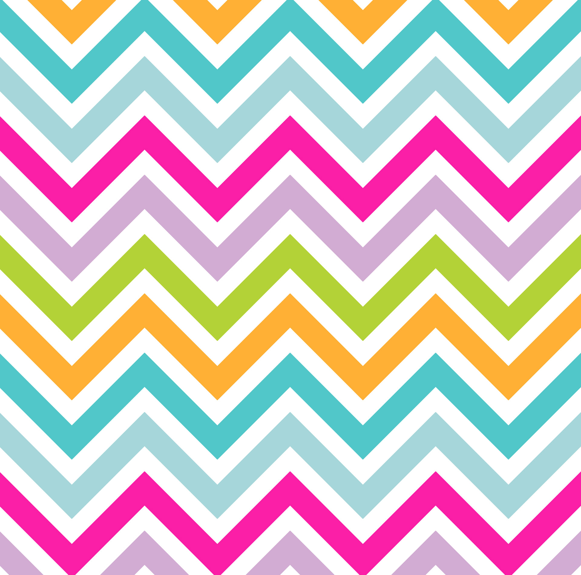 Bright colorful chevrons, stripes, zig zag pattern wallpaper