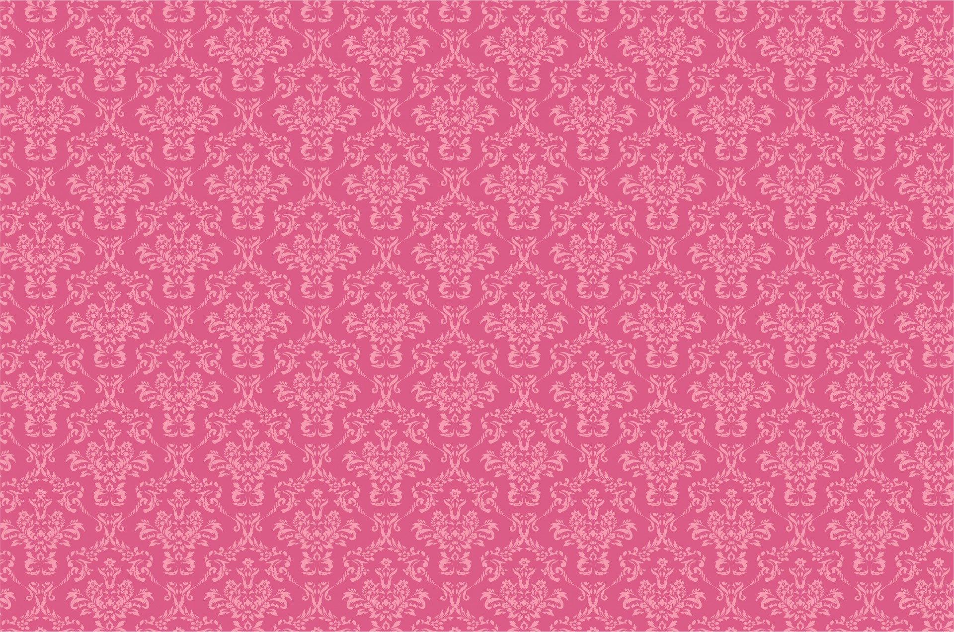 Damask Pattern Background Pink