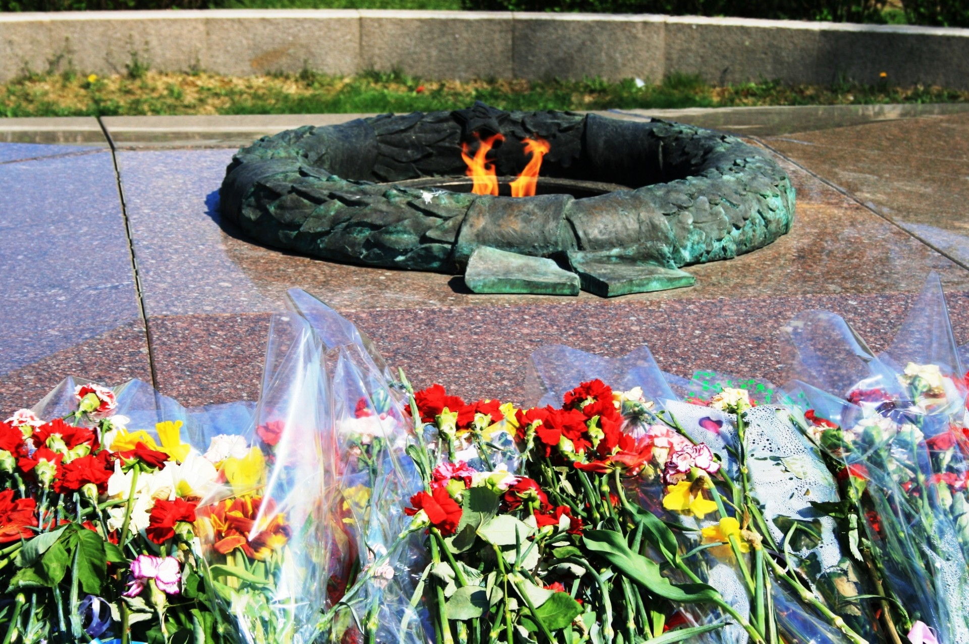 eternal flame for the unknown soldier, dimitrov, near moscow