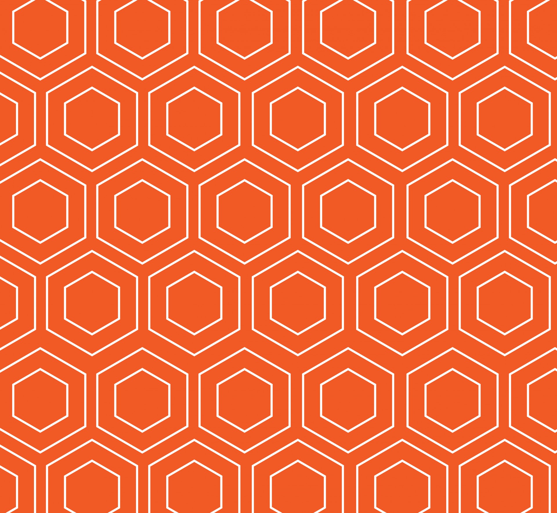 Orange and white geometric wallpaper pattern background