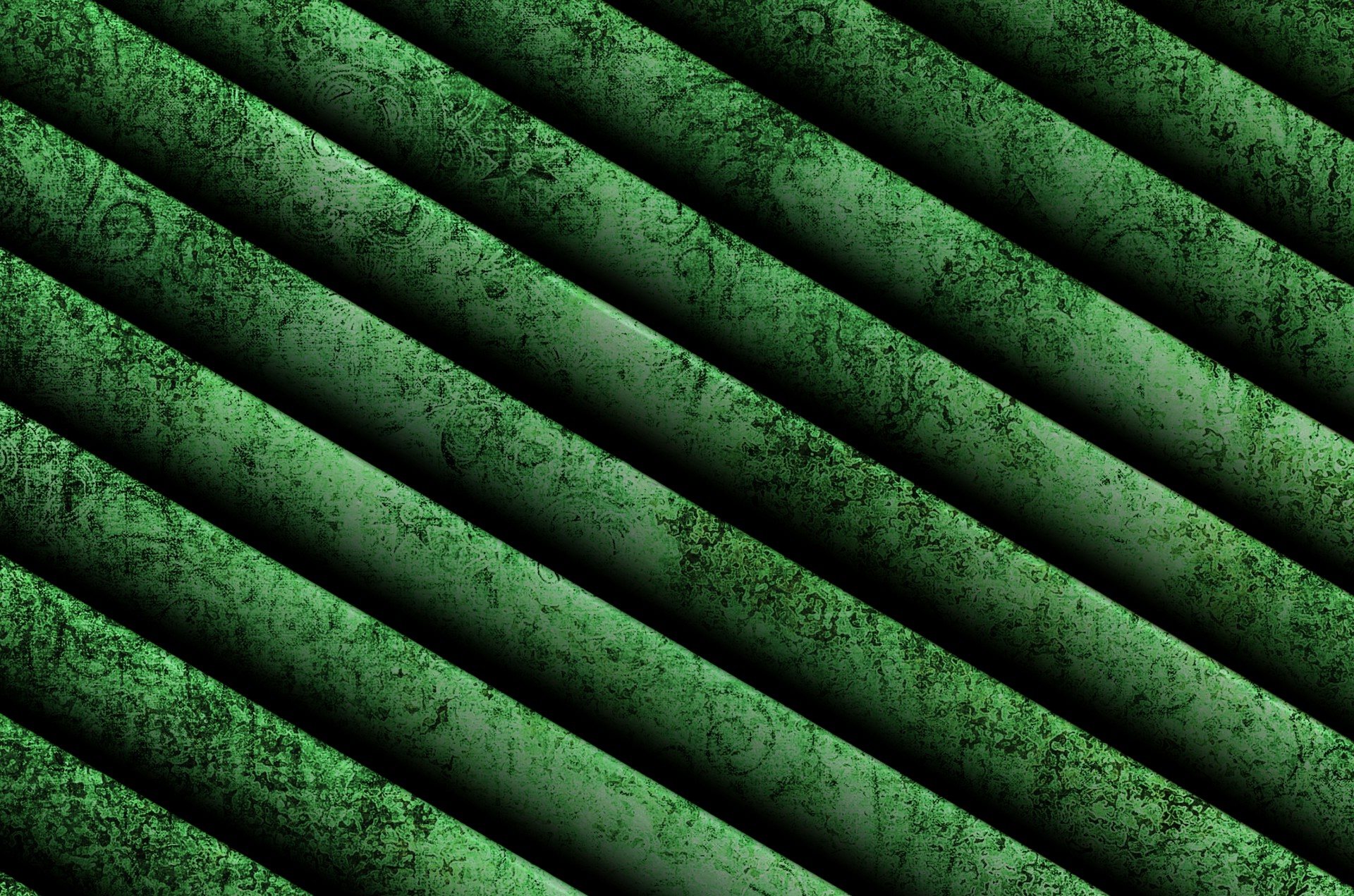 Green Diagonal Grunge Background