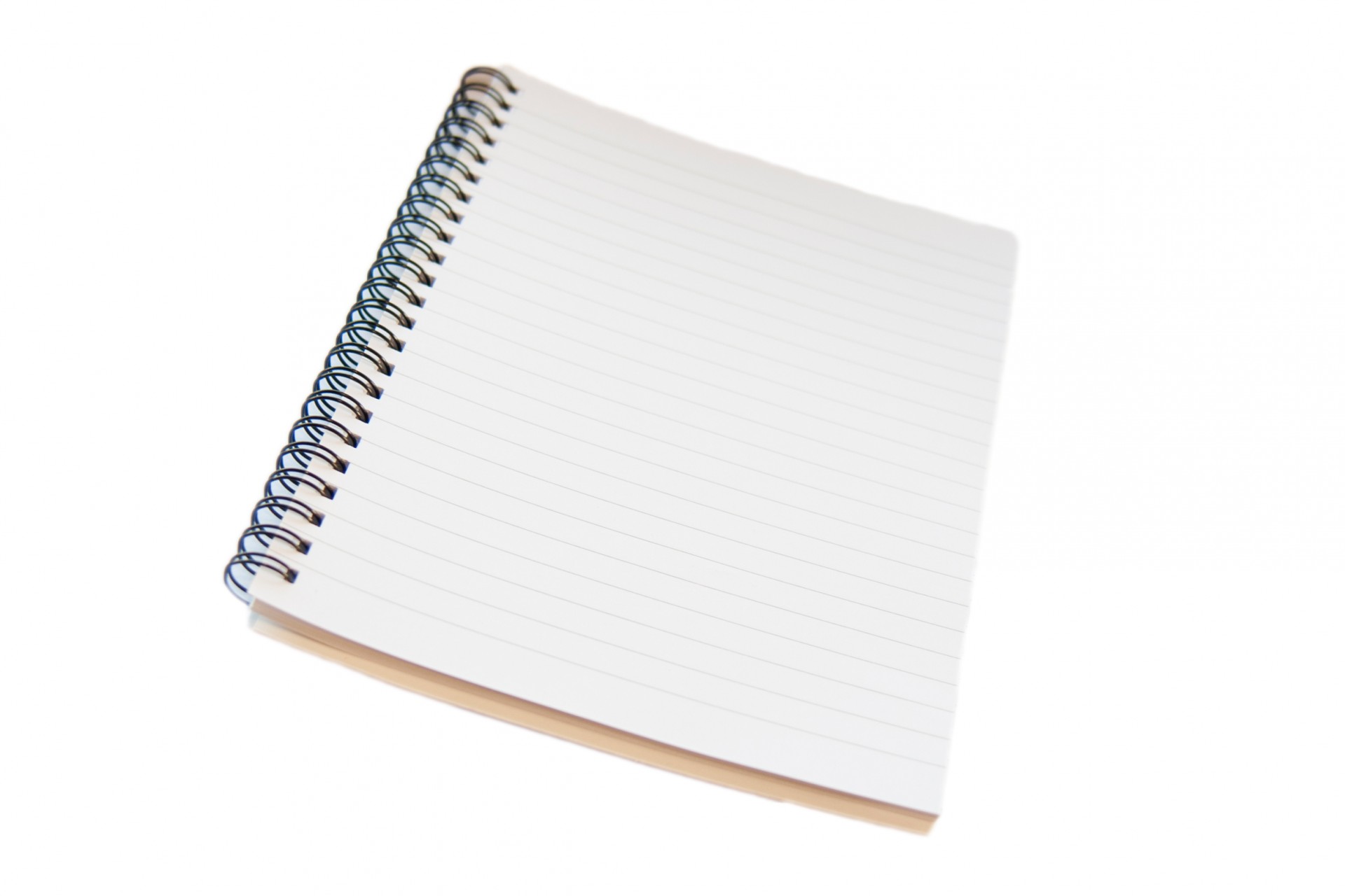 Spiral Notepad Isolated