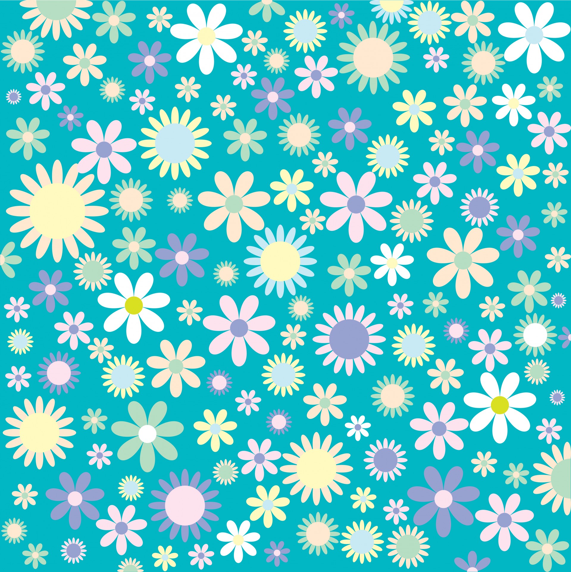 Beautiful vintage floral, flowers wallpaper background pattern