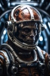 Alien In Astronaut’s Spacesuit