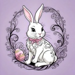 Cute Easter Bunny A402