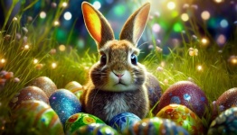 Easter Bunny Eggs, Art