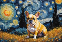 French Bulldog Dog Art