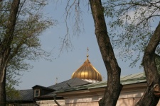 Golden Dome Of A Cathedral
