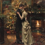 Romantic Victorian Christmas Lovers