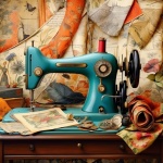 Vintage Antique Sewing Machine