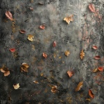 Autumn Leaves Textured Wallpaper