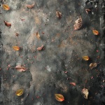 Autumn Leaves Textured Wallpaper