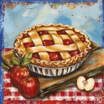 Laced Crust Fruit Pie Art Print