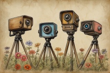 Cartoon Cameras
