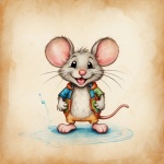 Adorable Mouse Art Print