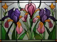 Lilies Flower Stained Glass