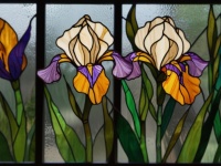 Lilies Flower Stained Glass