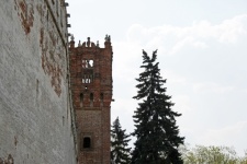 Outer Wall And Side View Of A Tower