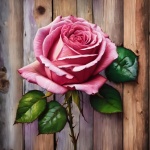 Shabby Chic Rose Flower