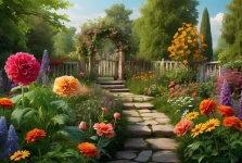Summer Flower Garden