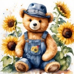 Teddy Bear Garden Art