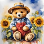 Teddy Bear Garden Art