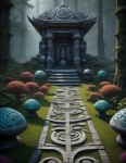 Totem Figure Temple Fantasy