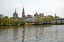 View Of Churches With Golden Domes