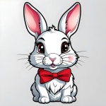 White Bunny Rabbit Cartoon